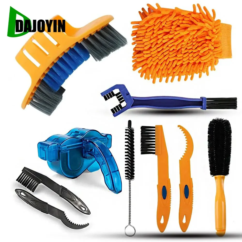 Mountain Biking Essentials - Portable Bike Chain Cleaner Scrubber Wash