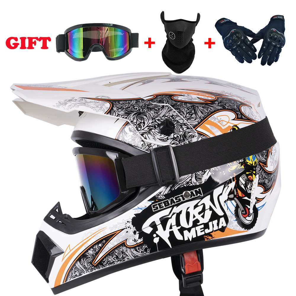 Mountain Biking Youth - Youth Motorcycle Helmet Children Off-Road Capacete