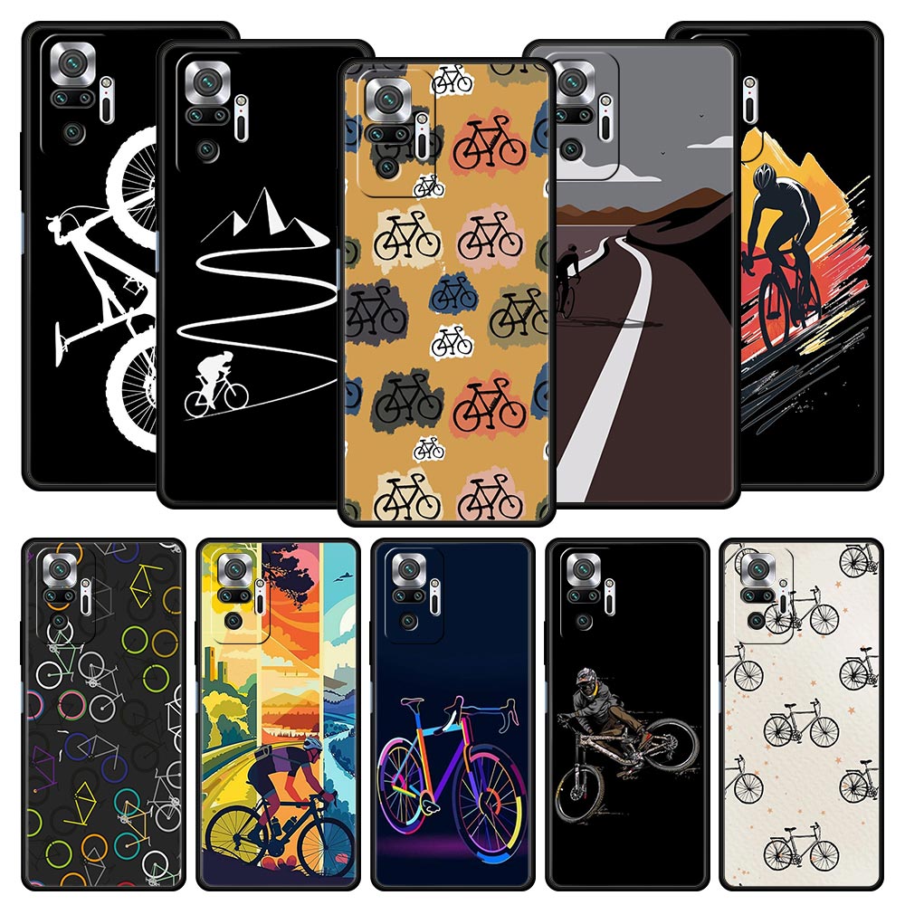 Mountain Biking Cartoon - Mountain Bike Cycling art Phone Case