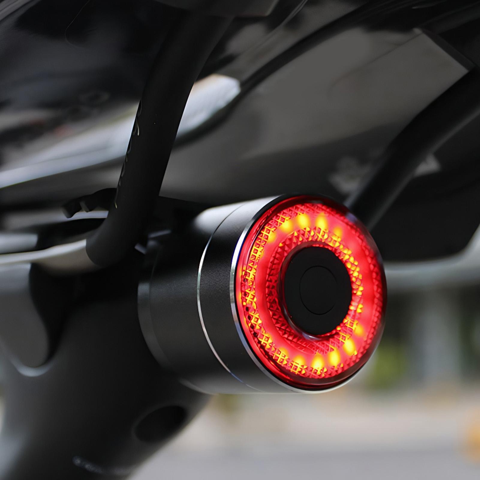 Mountain Biking Camp - Bike Rear Light Smart Bike Tail