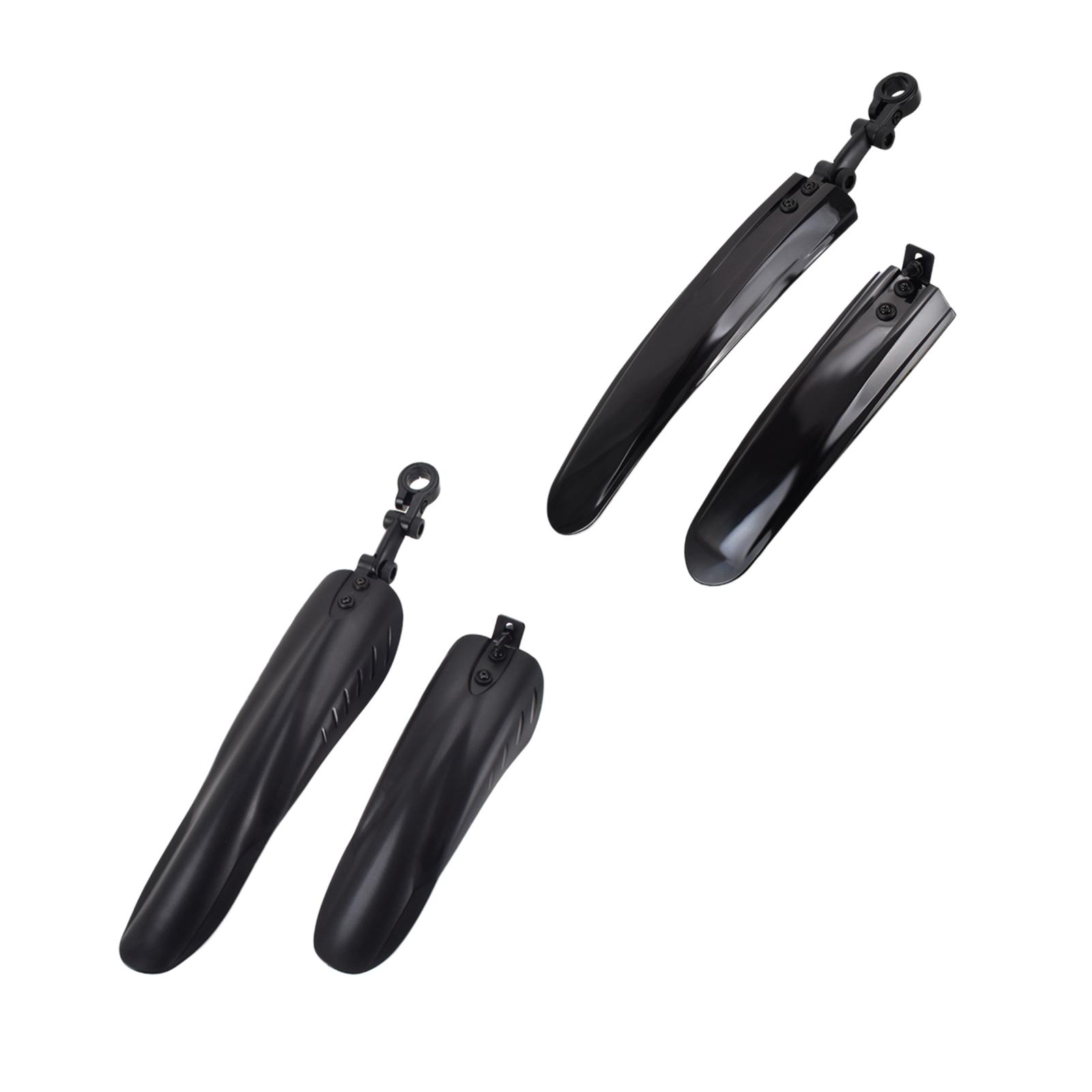 Mountain Biking For Kids - 2Pcs Bike Fender Set Extended Mudproof