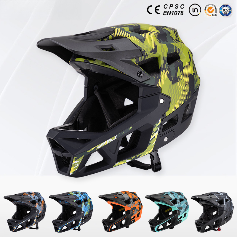 Mountain Biking Full Face Helmet - New Adult Full Face Mountain Bike