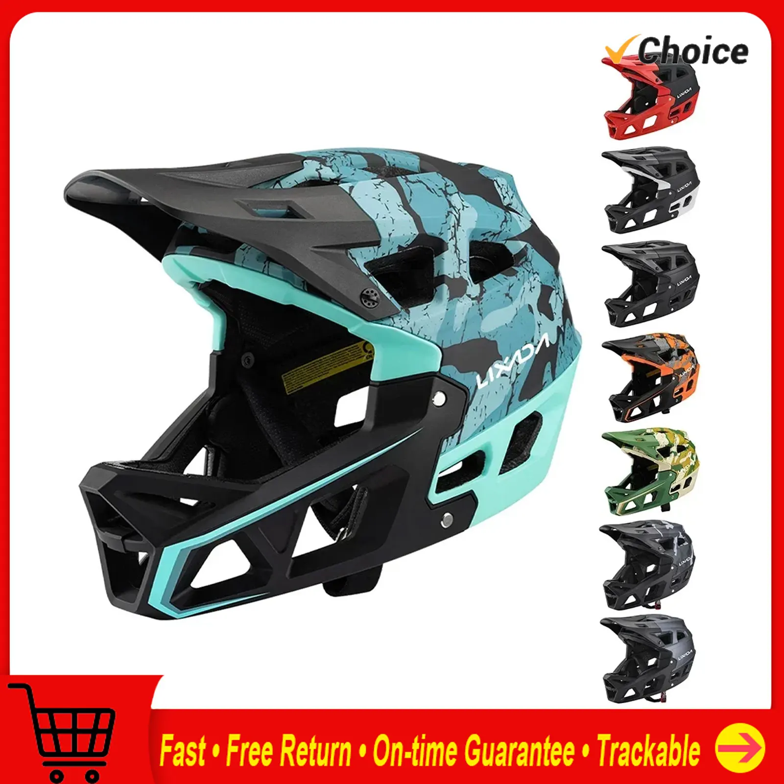 Mountain Bike Safety Cycling G - đánh giá và giá Mountain Biking Full Face Helmet