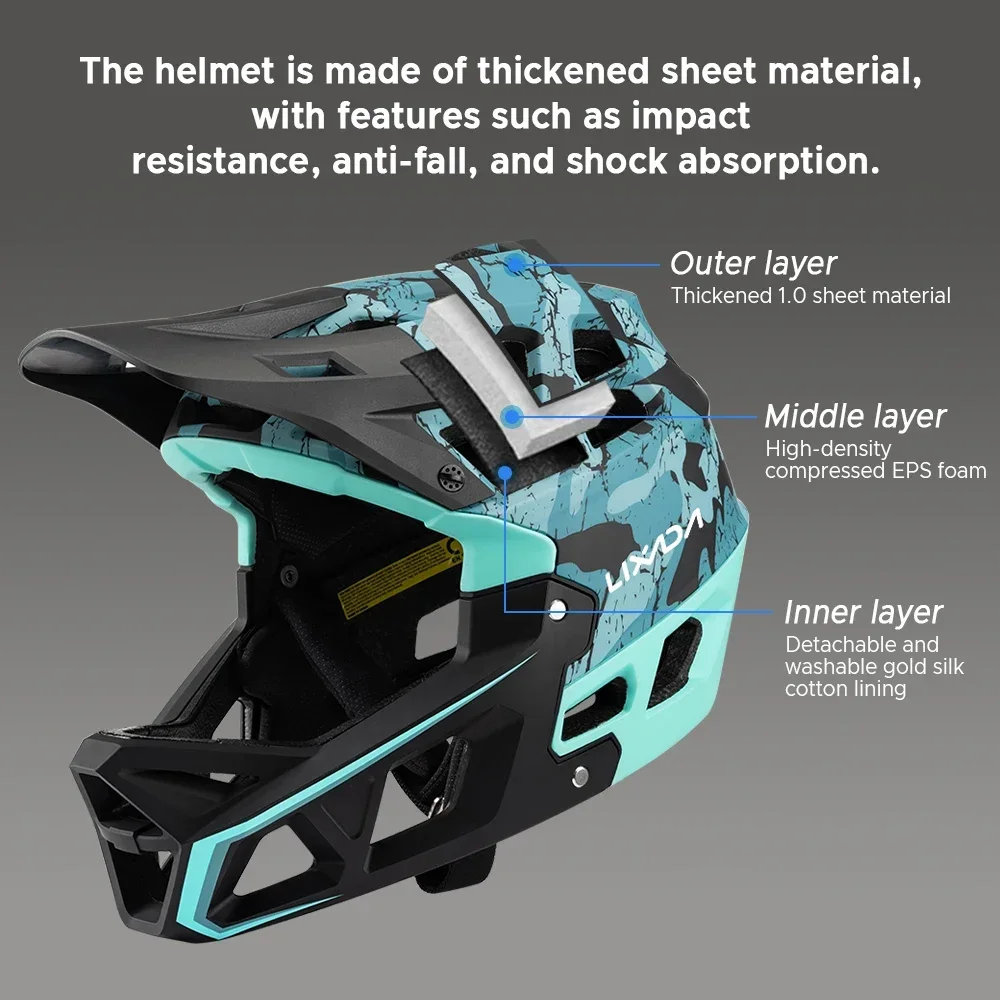 Mountain Bike Safety Cycling G - đánh giá và giá Mountain Biking Full Face Helmet