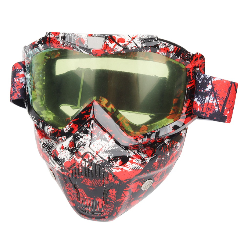 Motorcycle goggles, masks, off - đánh giá và giá Mountain Biking Full Face Helmet