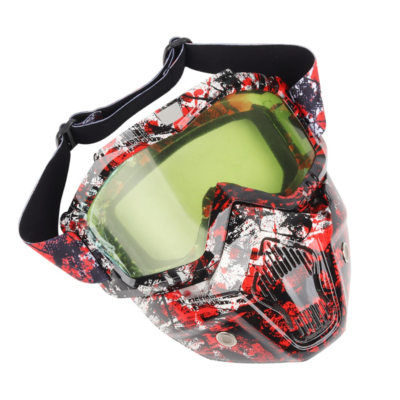 Motorcycle goggles, masks, off - đánh giá và giá Mountain Biking Full Face Helmet