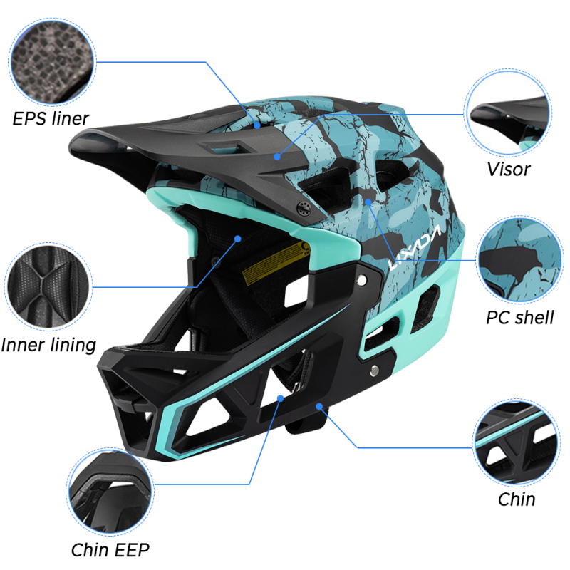 Full Face Mountain Bike Helmet - đánh giá và giá Mountain Biking Full Face Helmet